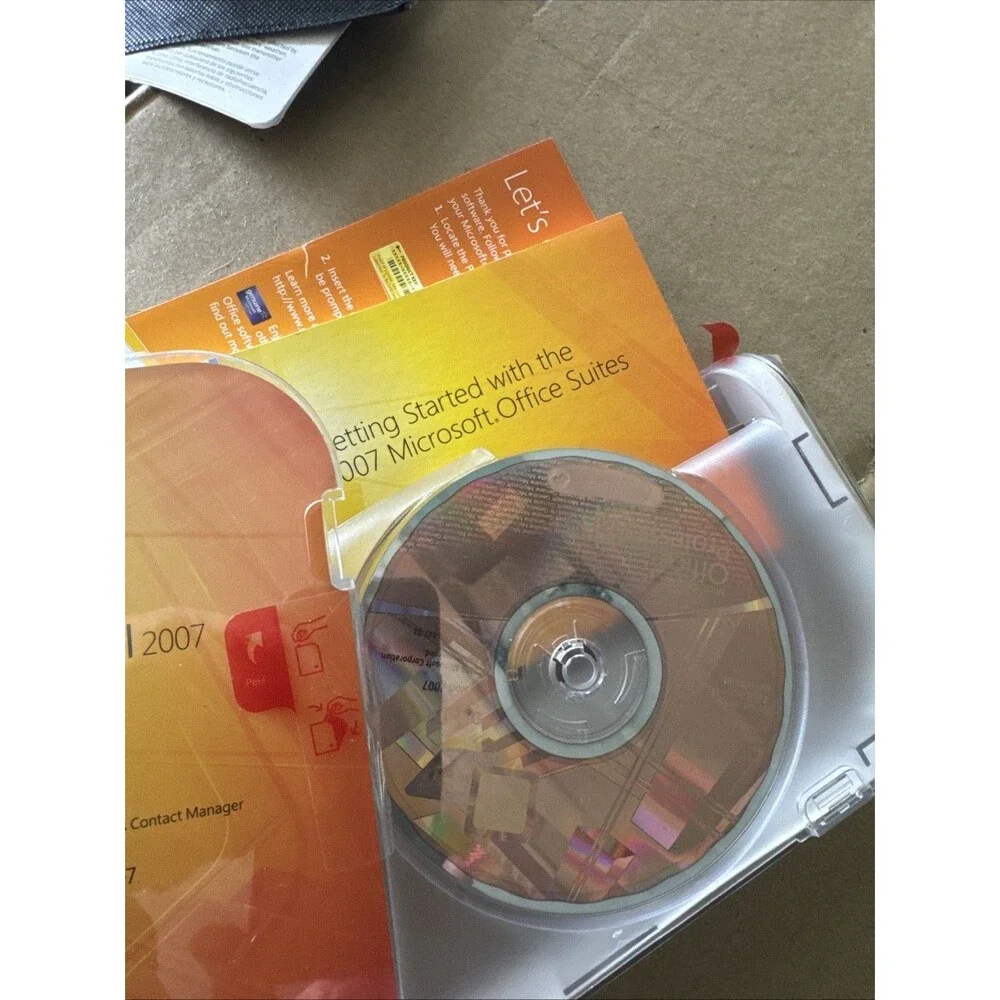 Official Microsoft Office Professional 2007 Upgrade w Product Key! ~ Fast Ship!
